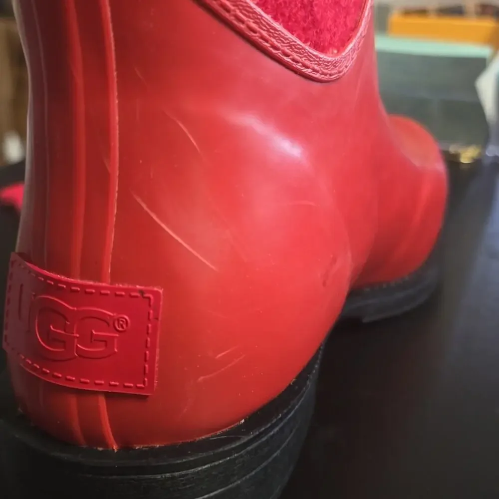 Ugg Wellies Reignfall Red Rainboots